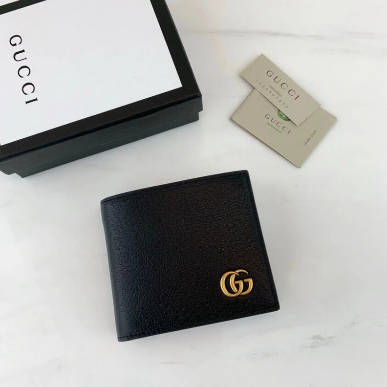 Louis vuitton locations Open: 8.2 Gucci GG Marmont Metal-Free Tanned Leather Bi-Fold Wallet