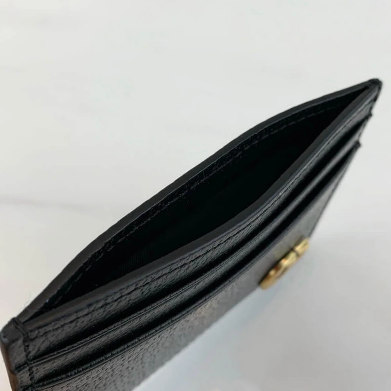 Louis vuitton locations Black met Gucci GG Marmont Metal-Free Tanned Leather Money Clip