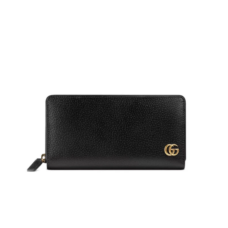 Zip aroun Gucci GG Marmont Metal-Free Tanned Leather Zip Around Wallet