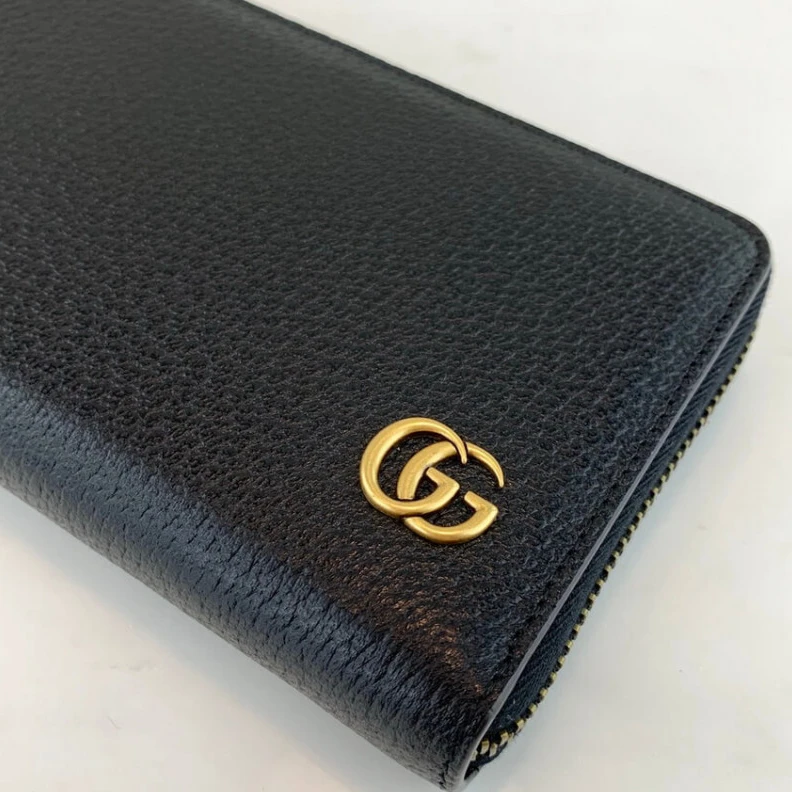 Kitlife ru Zip aroun Gucci GG Marmont Metal-Free Tanned Leather Zip Around Wallet
