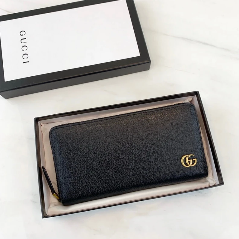 Kitlife ru Zip aroun Gucci GG Marmont Metal-Free Tanned Leather Zip Around Wallet