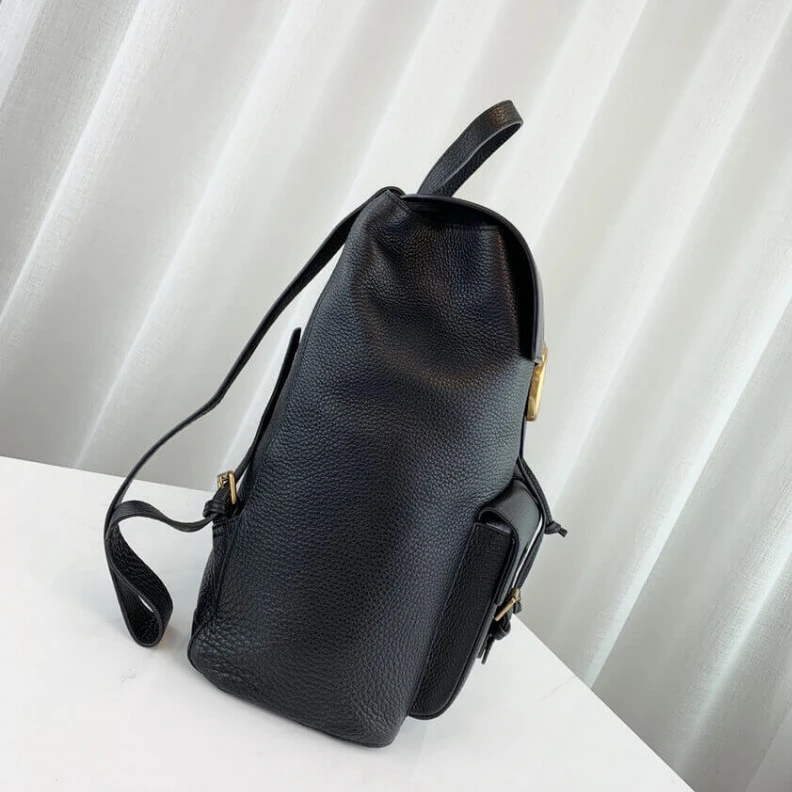 Lv belts replica W33 x H38 Gucci GG Marmont Rucksack Backpack Black