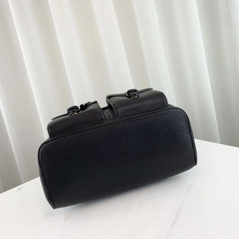 Lv belts replica W33 x H38 Gucci GG Marmont Rucksack Backpack Black