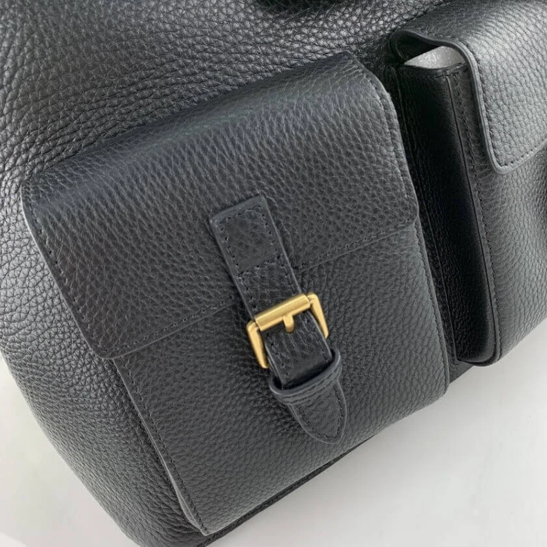 Lv belts replica W33 x H38 Gucci GG Marmont Rucksack Backpack Black