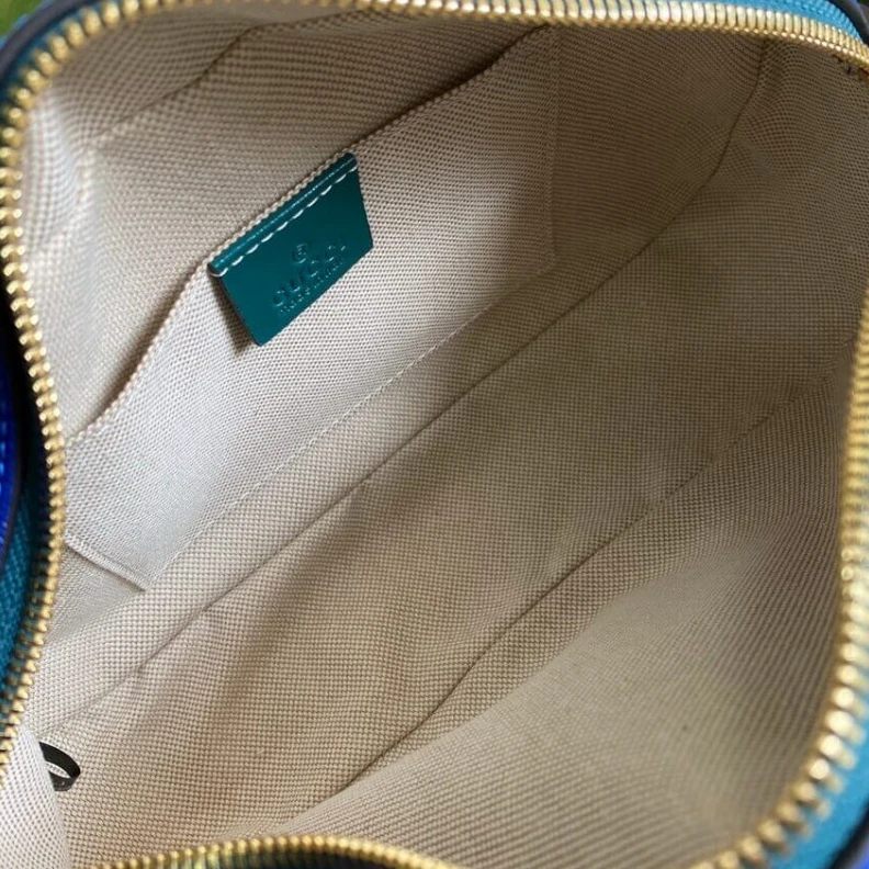 Kitlife ru Emerald g Gucci GG Marmont Small Shoulder Bag Blue and Emerald Leather