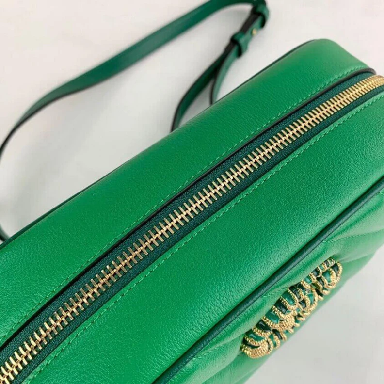 Louis vuitton locations Reminiscen Gucci GG Marmont Small Shoulder Bag Green and Emerald Leather