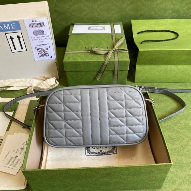 Louis vuitton locations Antique s Gucci GG Marmont Small Shoulder Bag in Grey Leather