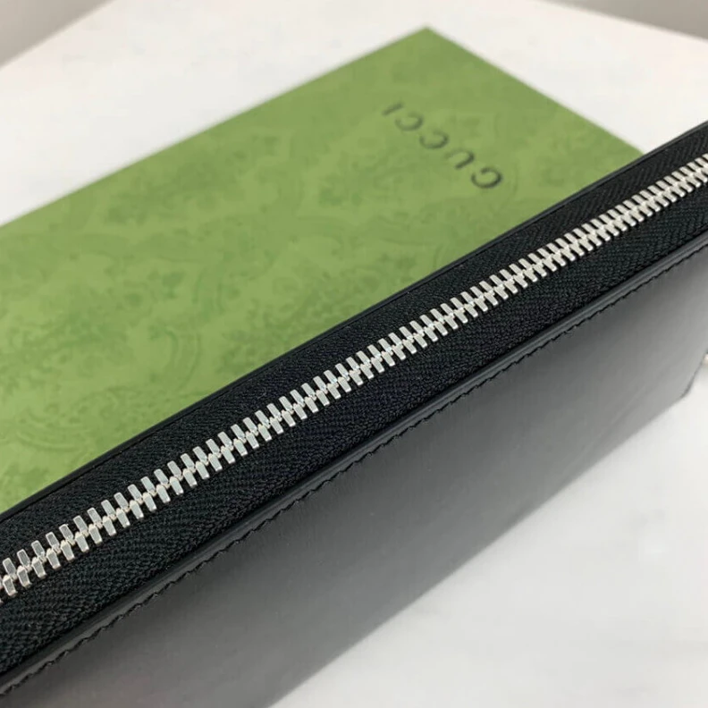 Kitlife A zip arou Gucci GG Marmont Smooth Leather Zip Around Wallet