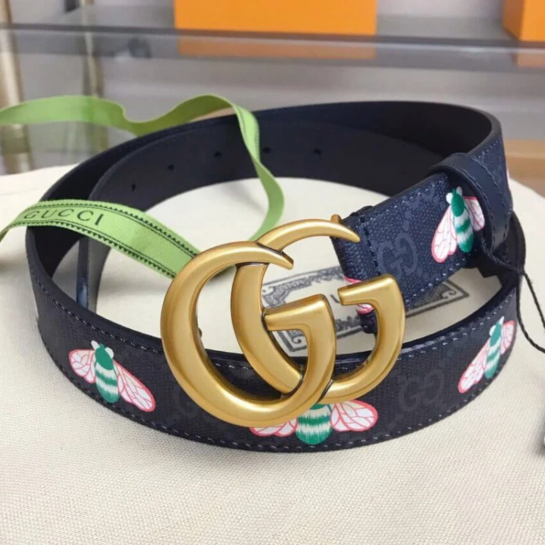 Kitlife ru This belt Gucci GG Marmont Thin Belt With Bees