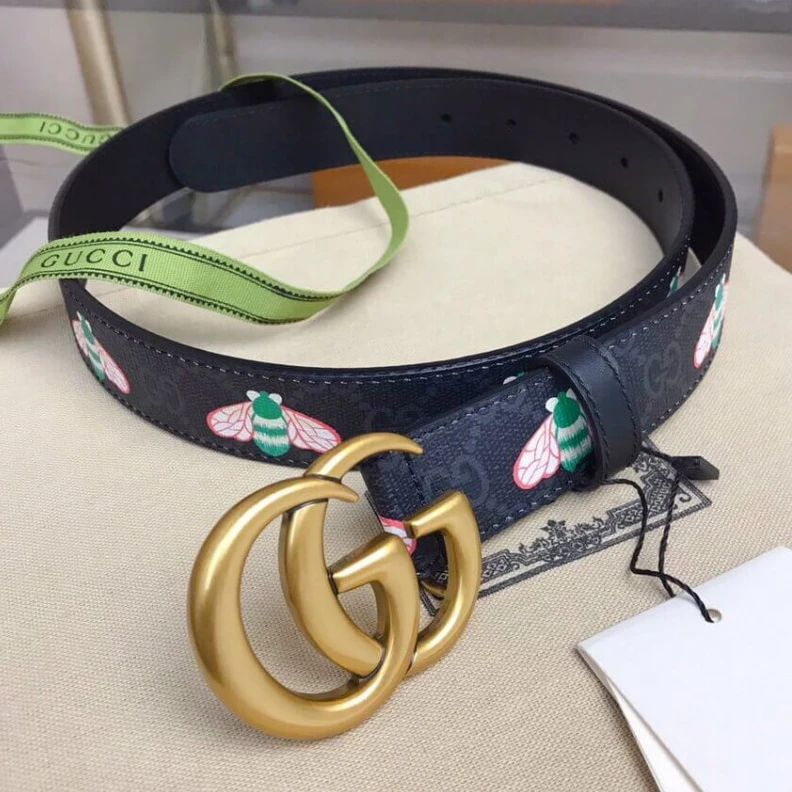 Kitlife ru This belt Gucci GG Marmont Thin Belt With Bees