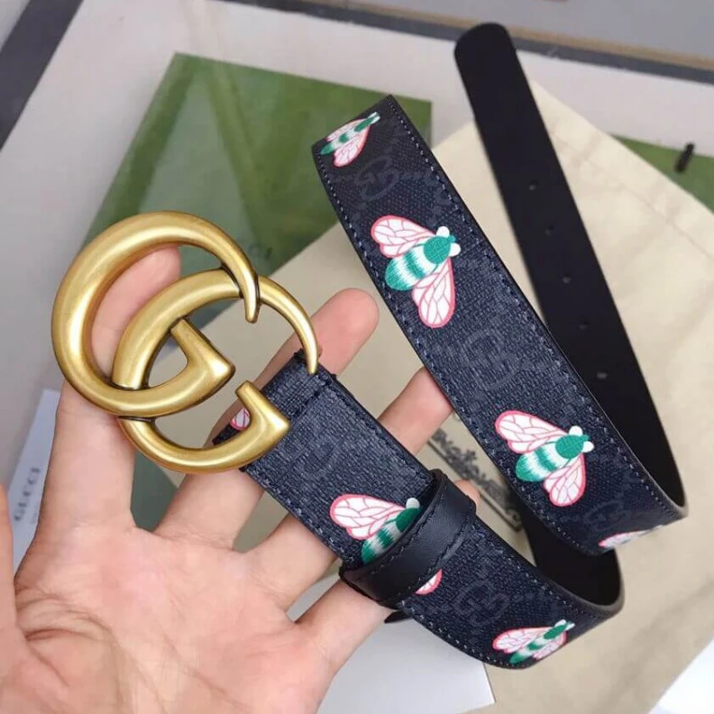 Kitlife ru This belt Gucci GG Marmont Thin Belt With Bees