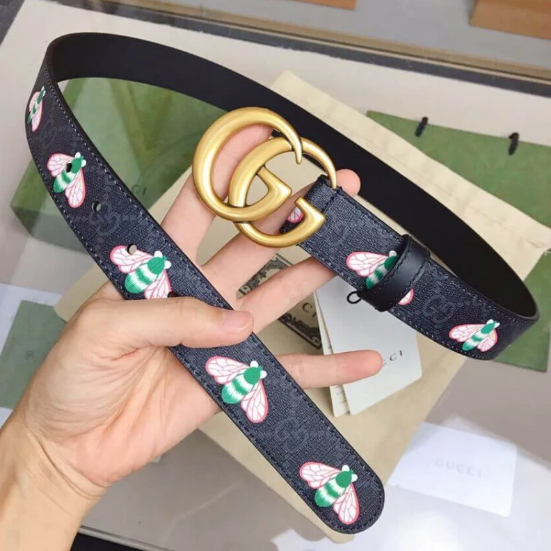 Kitlife ru This belt Gucci GG Marmont Thin Belt With Bees