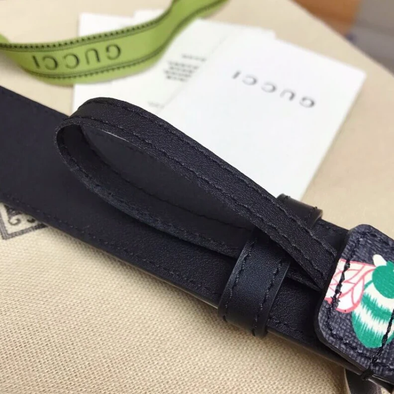 Kitlife ru This belt Gucci GG Marmont Thin Belt With Bees