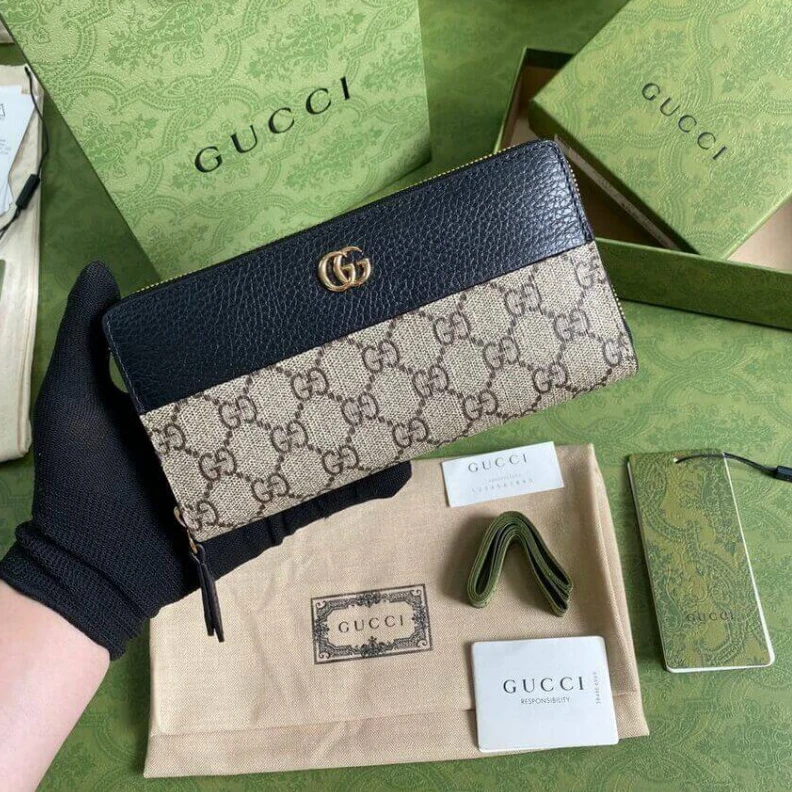 Louis vuitton locations Zip coin Gucci GG Marmont Zip Around Wallet