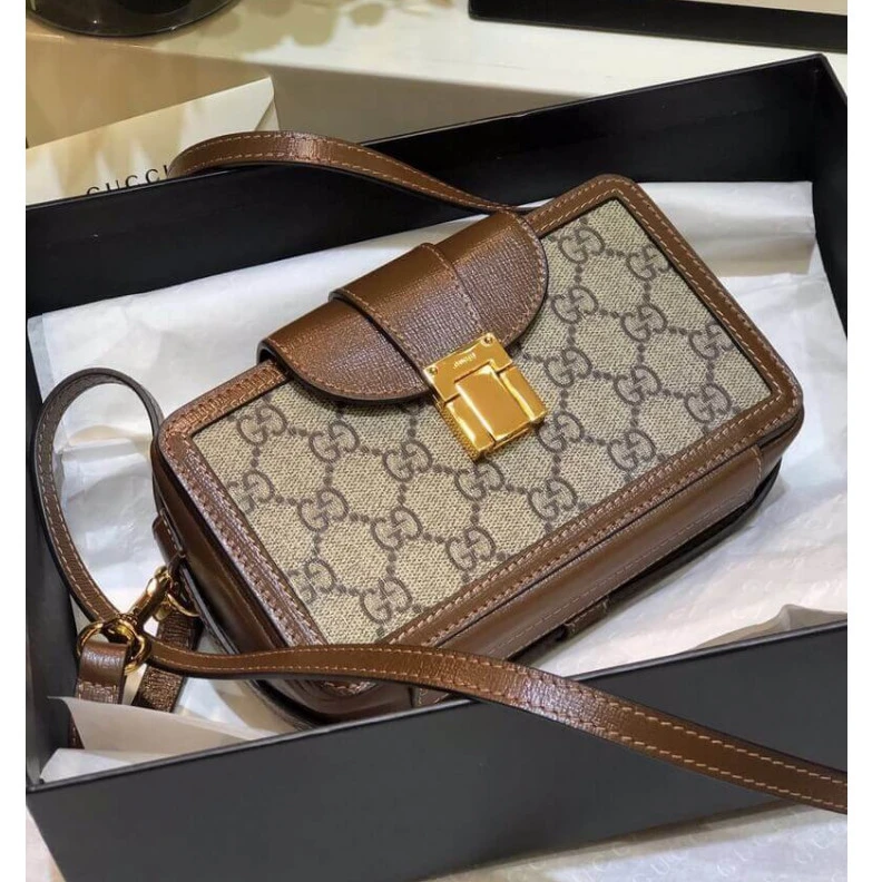 Replica bags lv Detachabl Gucci GG Mini Bag With Clasp Closure
