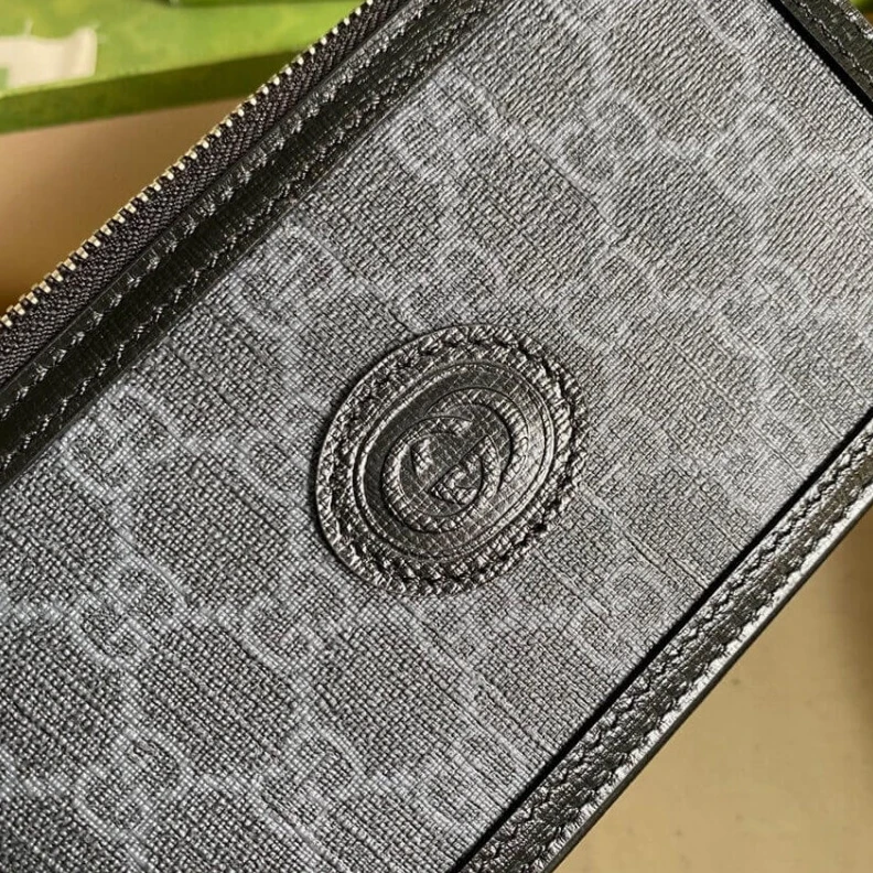 Replica bags lv Black gre Gucci GG Mini Bag With Interlocking G