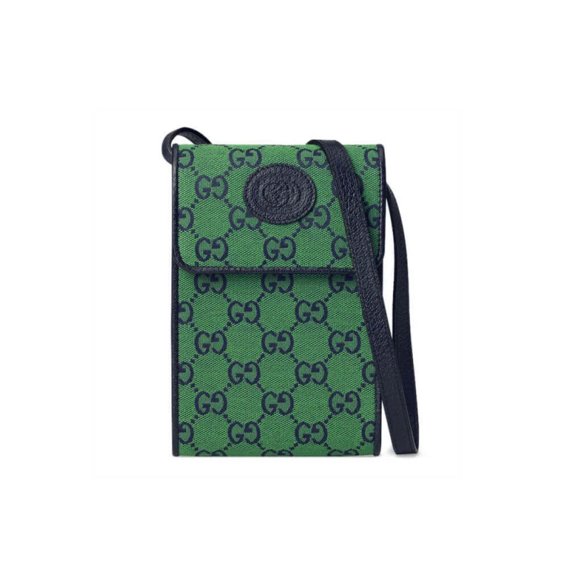 Embracing Gucci GG Multicolour Mini Bag Green