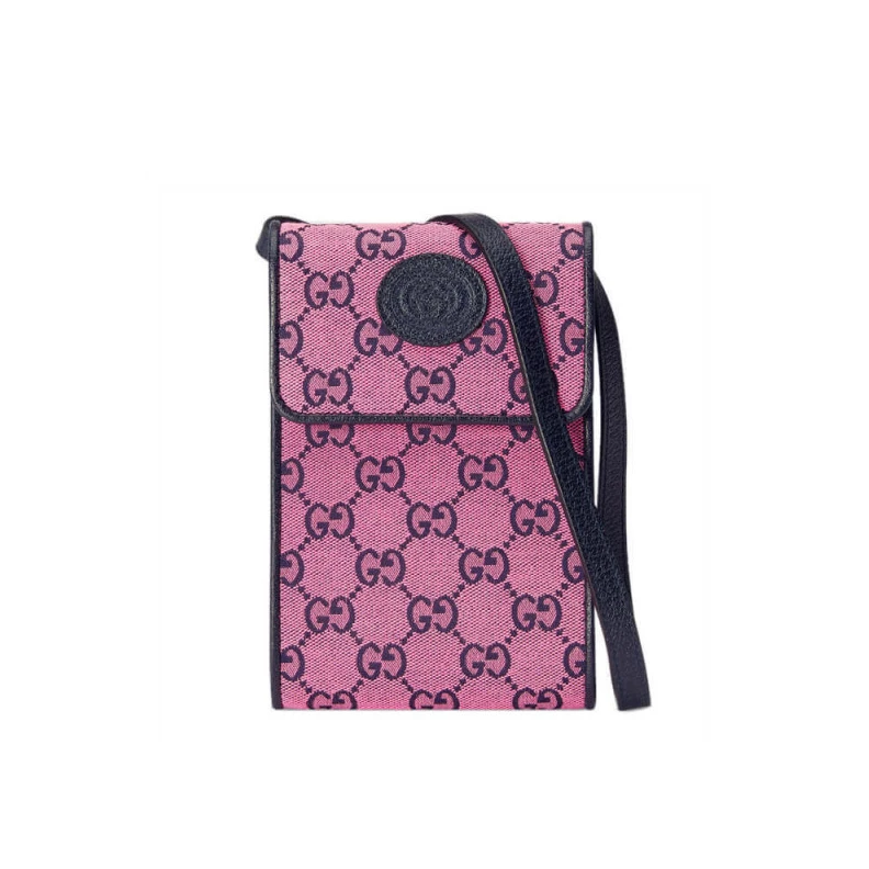 Embracing Gucci GG Multicolour Mini Bag Pink