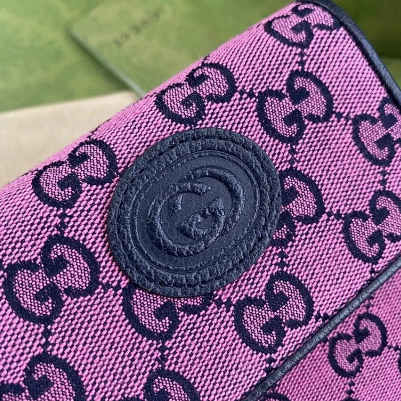 Louis vuitton locations Embracing Gucci GG Multicolour Mini Bag Pink