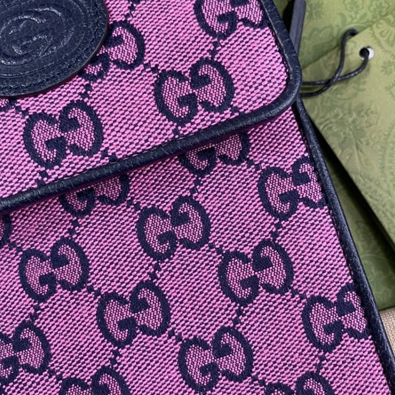 Louis vuitton locations Embracing Gucci GG Multicolour Mini Bag Pink