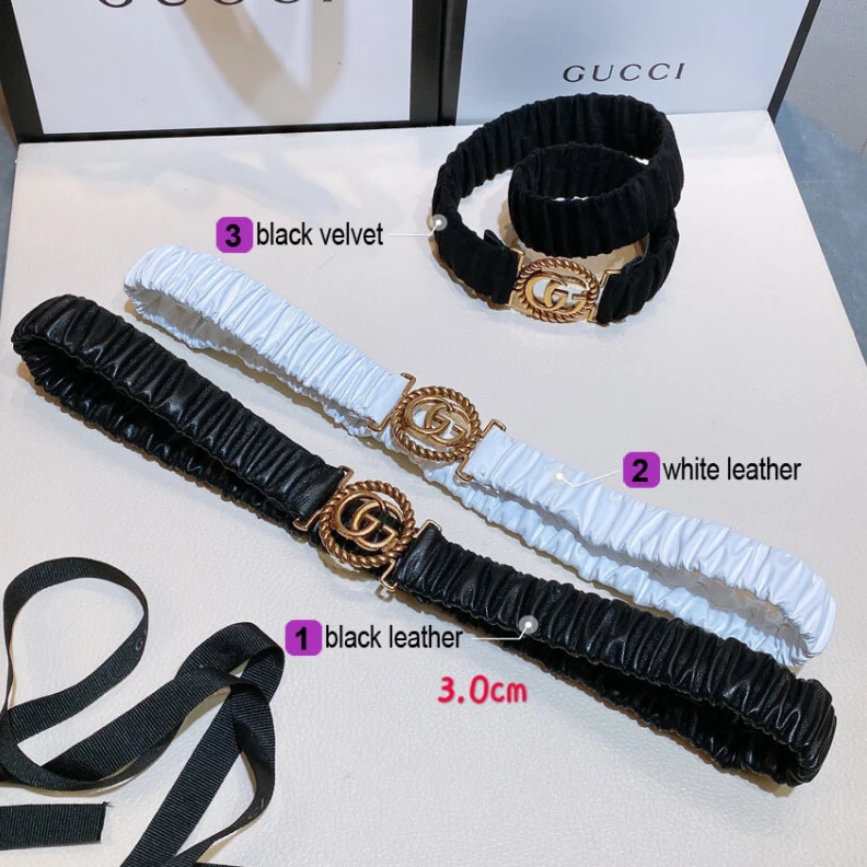 Gucci help Gucci GG Ring Stretch Leather 30mm Belt