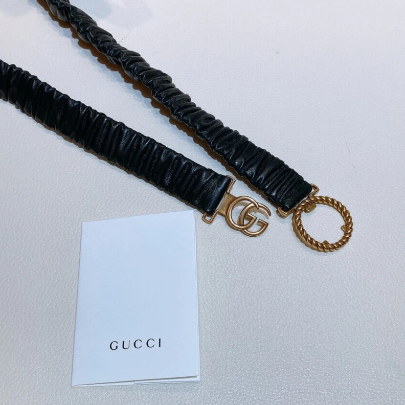 Kitlife ru Gucci help Gucci GG Ring Stretch Leather 30mm Belt