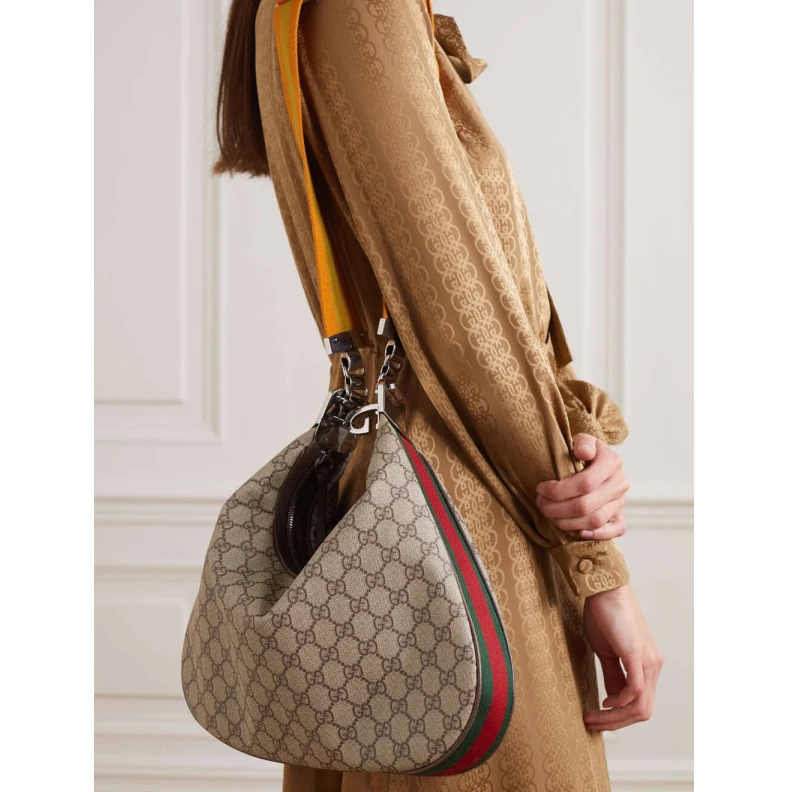 Replica bag This item Gucci GG Supreme Attache Medium Shoulder Bag Coffee