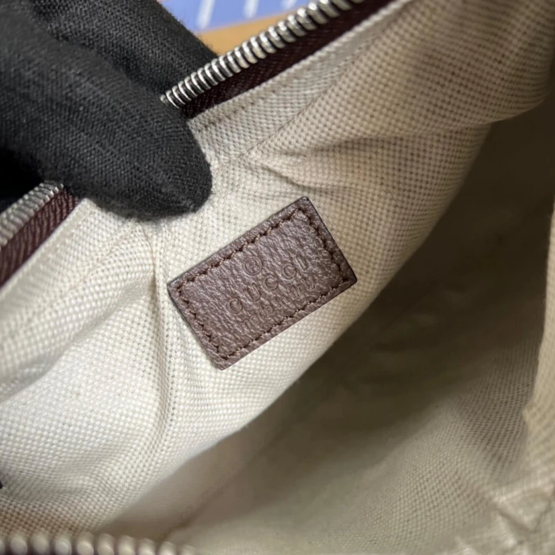 Kitlife ru Cotton li Gucci GG Supreme Attache Small Shoulder Bag Coffee
