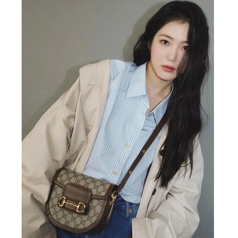Lv belts replica Part of t Gucci GG Supreme Horsebit 1955 Mini Rounded Bag