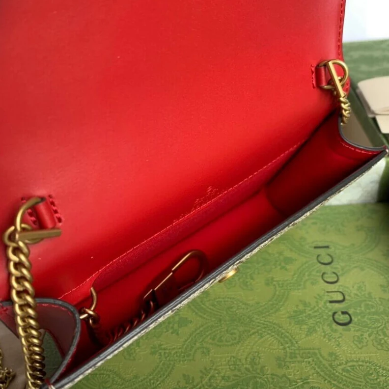 Top lv Antique g Gucci GG Supreme Mini Bag With Cherries