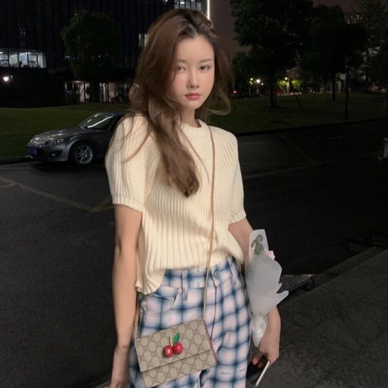 Top lv Antique g Gucci GG Supreme Mini Bag With Cherries