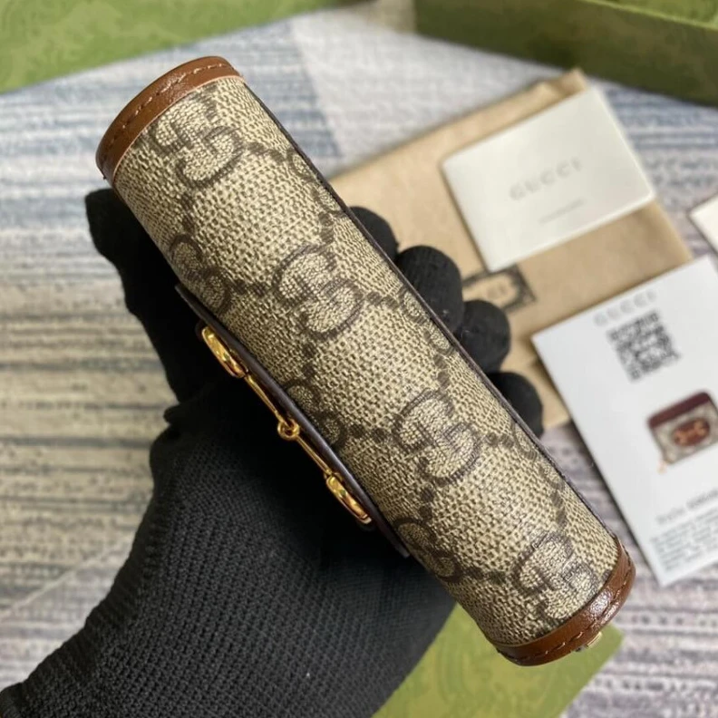 Top lv Horsebit Gucci Horsebit 1955 Card Case