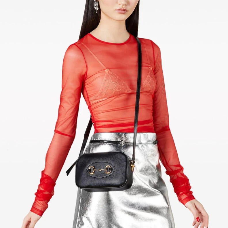 Kitlife The Gucci Gucci Horsebit 1955 Leather Small Shoulder Bag