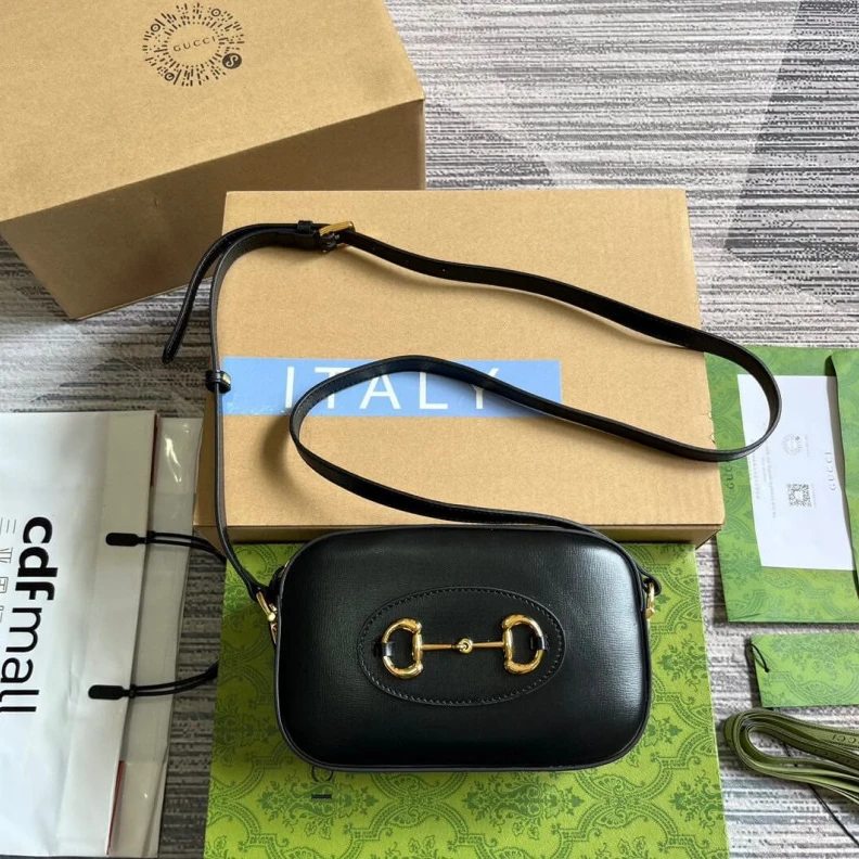 Kitlife The Gucci Gucci Horsebit 1955 Leather Small Shoulder Bag