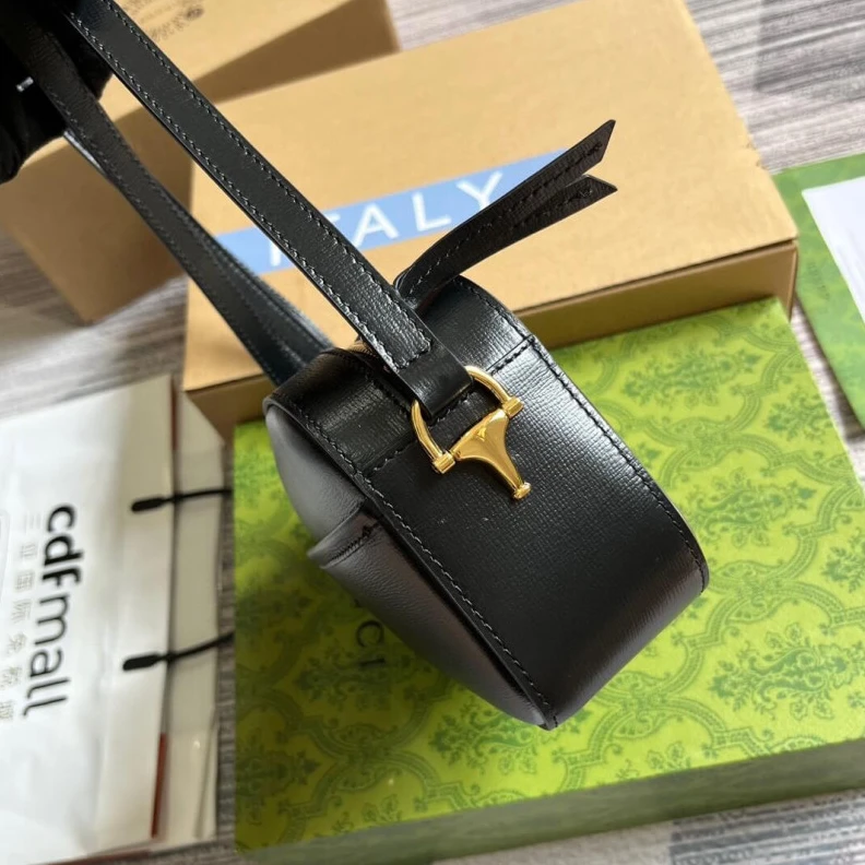 Kitlife The Gucci Gucci Horsebit 1955 Leather Small Shoulder Bag