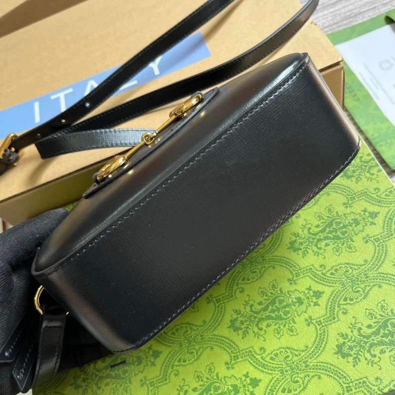 Kitlife The Gucci Gucci Horsebit 1955 Leather Small Shoulder Bag
