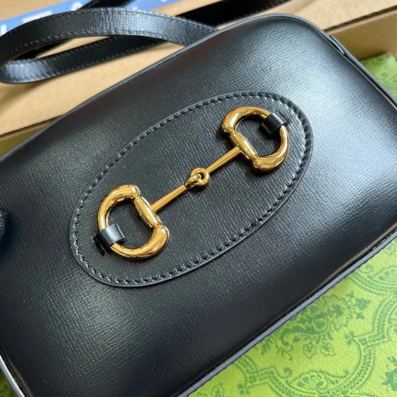 Kitlife The Gucci Gucci Horsebit 1955 Leather Small Shoulder Bag