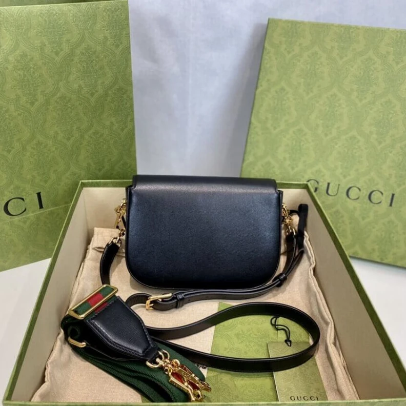 Louis vuitton locations Horsebit Gucci Horsebit 1955 Mini Bag in Black Leather