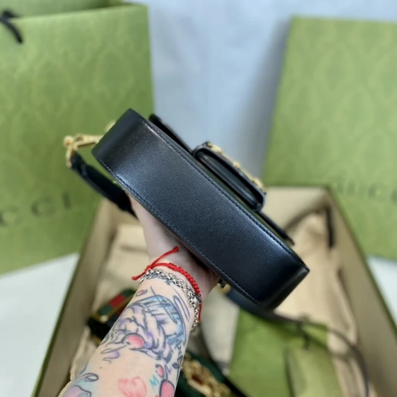 Louis vuitton locations Horsebit Gucci Horsebit 1955 Mini Bag in Black Leather