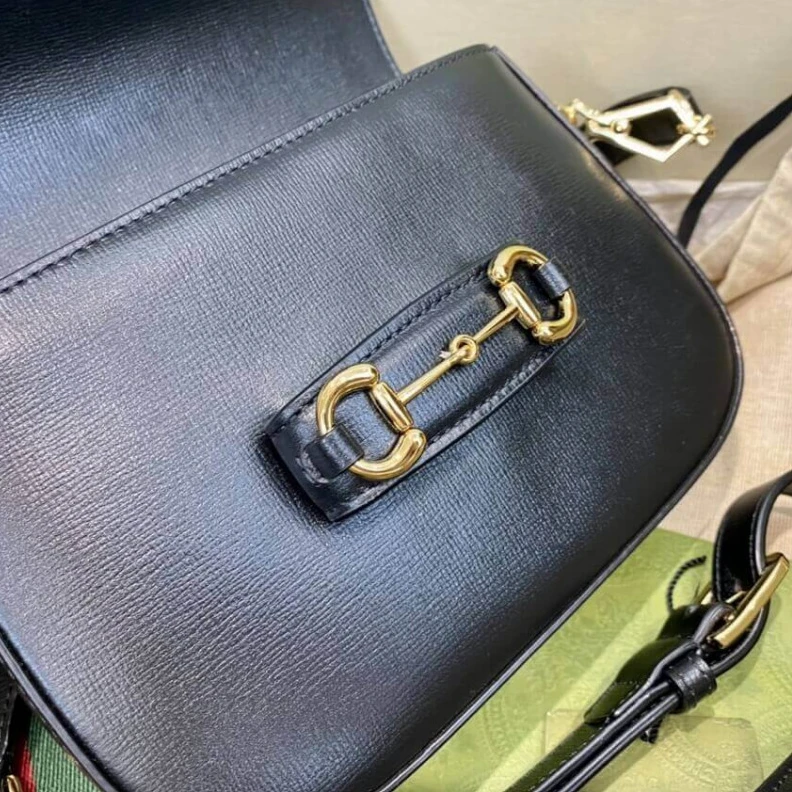 Louis vuitton locations Horsebit Gucci Horsebit 1955 Mini Bag in Black Leather