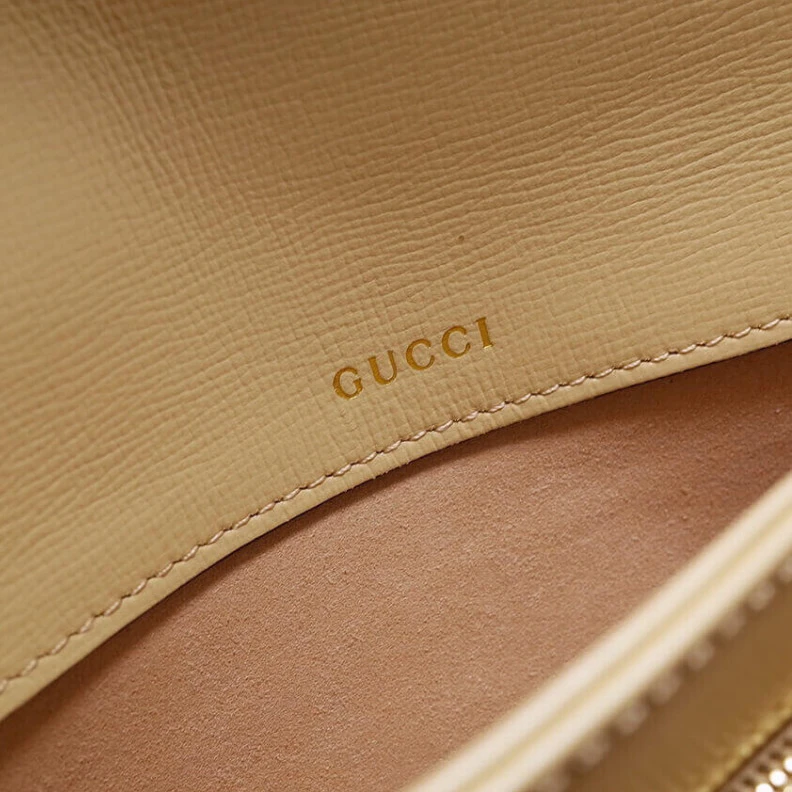 Replica bag Leather l Gucci Horsebit 1955 Shoulder Bag In Beige Leather