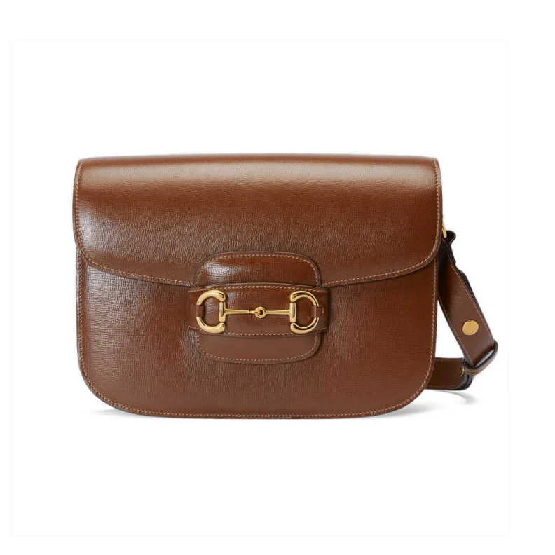 Introduced Gucci Horsebit 1955 Shoulder Bag In Brown Leather