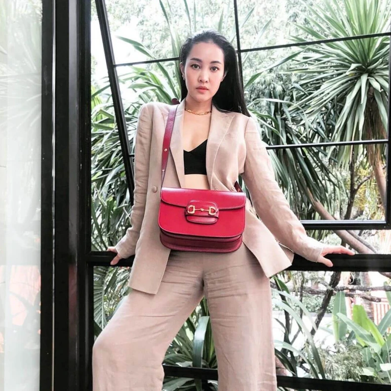 Top lv 25 x 18 x Gucci Horsebit 1955 Shoulder Bag In Red Leather