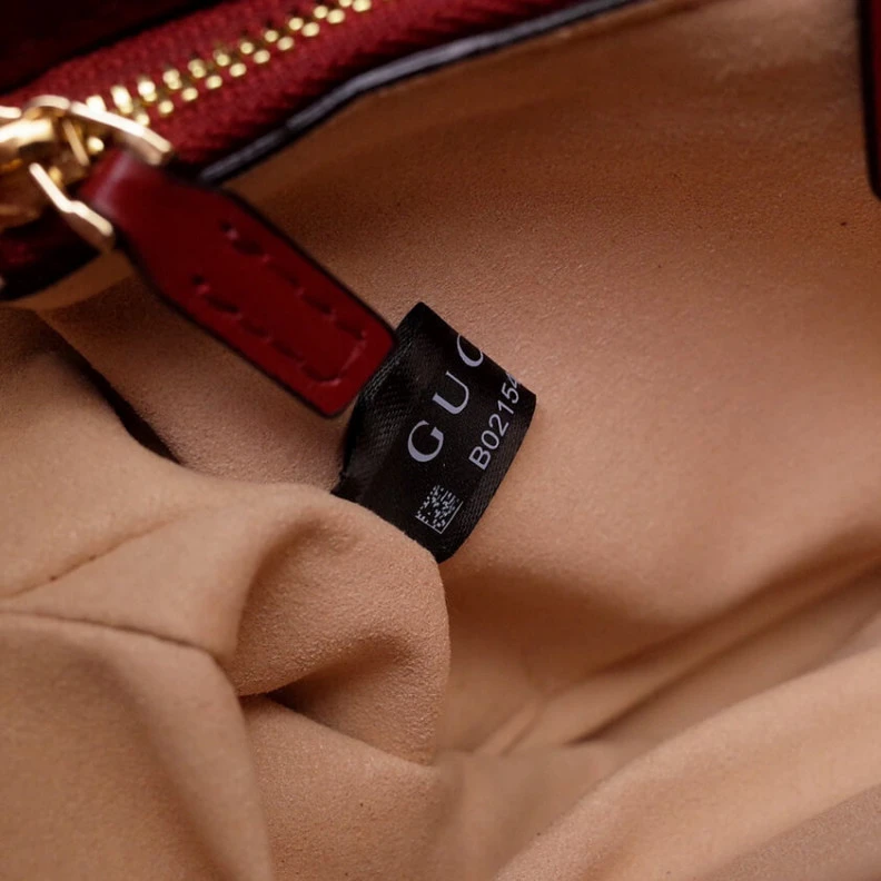 Top lv 25 x 18 x Gucci Horsebit 1955 Shoulder Bag In Red Leather