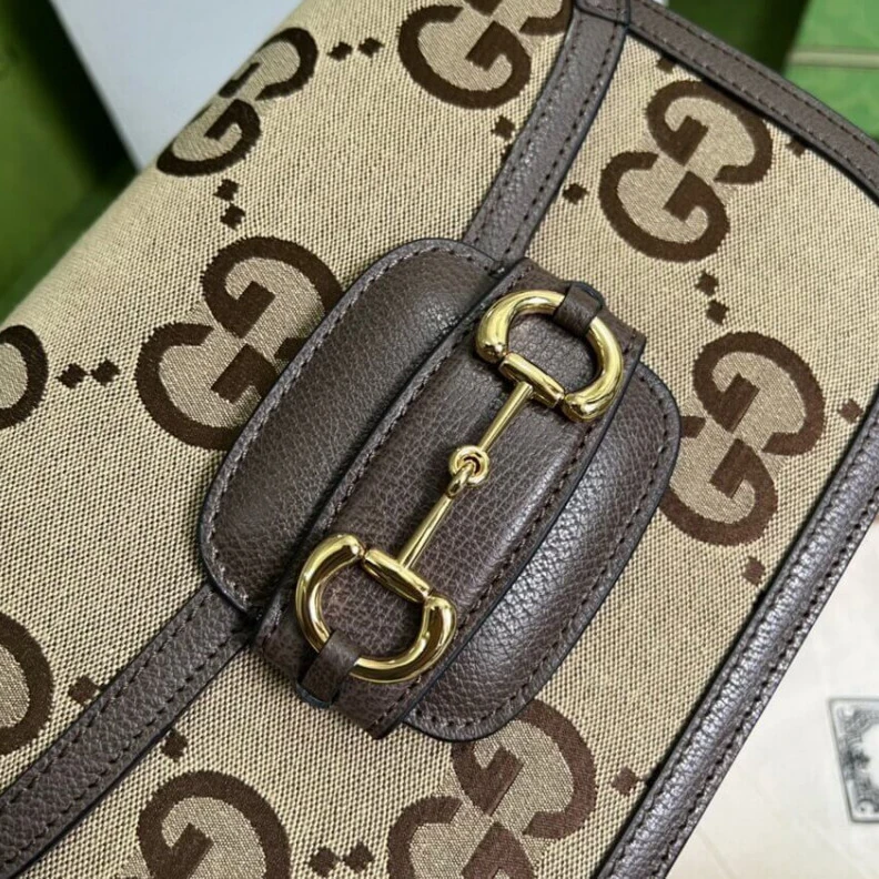 Lv belts replica Shoulder Gucci Horsebit 1955 Shoulder Bag with Jumbo GG