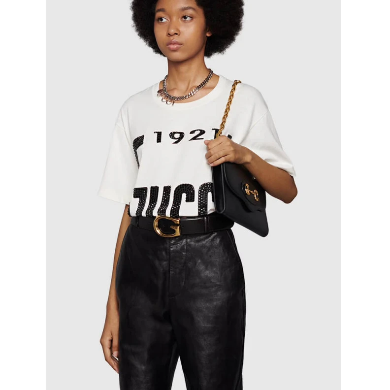 Replica bags Horsebit Gucci Horsebit 1955 Small Bag In Black Leather