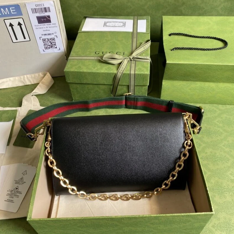 Replica bags Horsebit Gucci Horsebit 1955 Small Bag In Black Leather