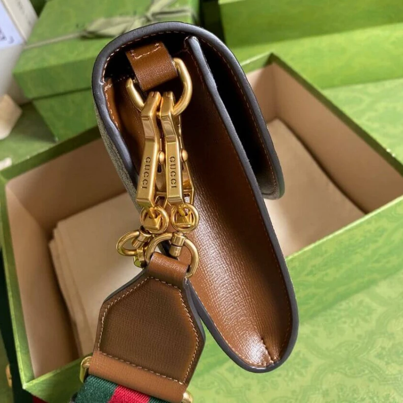 Lv belts replica Detachabl Gucci Horsebit 1955 Small Bag In GG Supreme