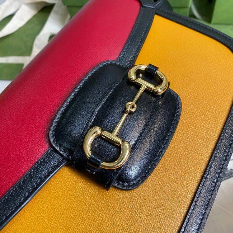 Kitlife Each bag Gucci Horsebit 1955 Small Bag in Brick Sand Leather