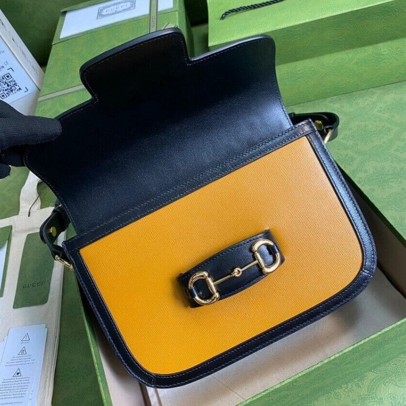 Kitlife Each bag Gucci Horsebit 1955 Small Bag in Brick Sand Leather